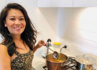 Tracy Vo cooking Canh Chua