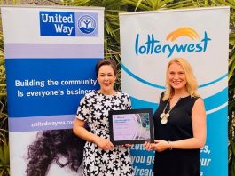 Kath receiving grant from LotteryWest