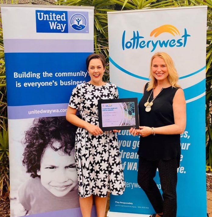 Kath receiving grant from LotteryWest