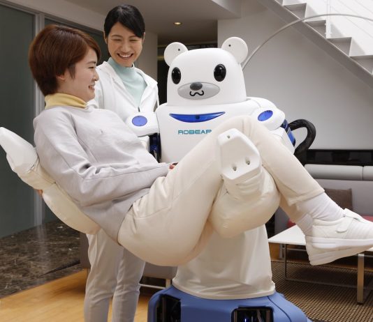 Robear, a patient care robot