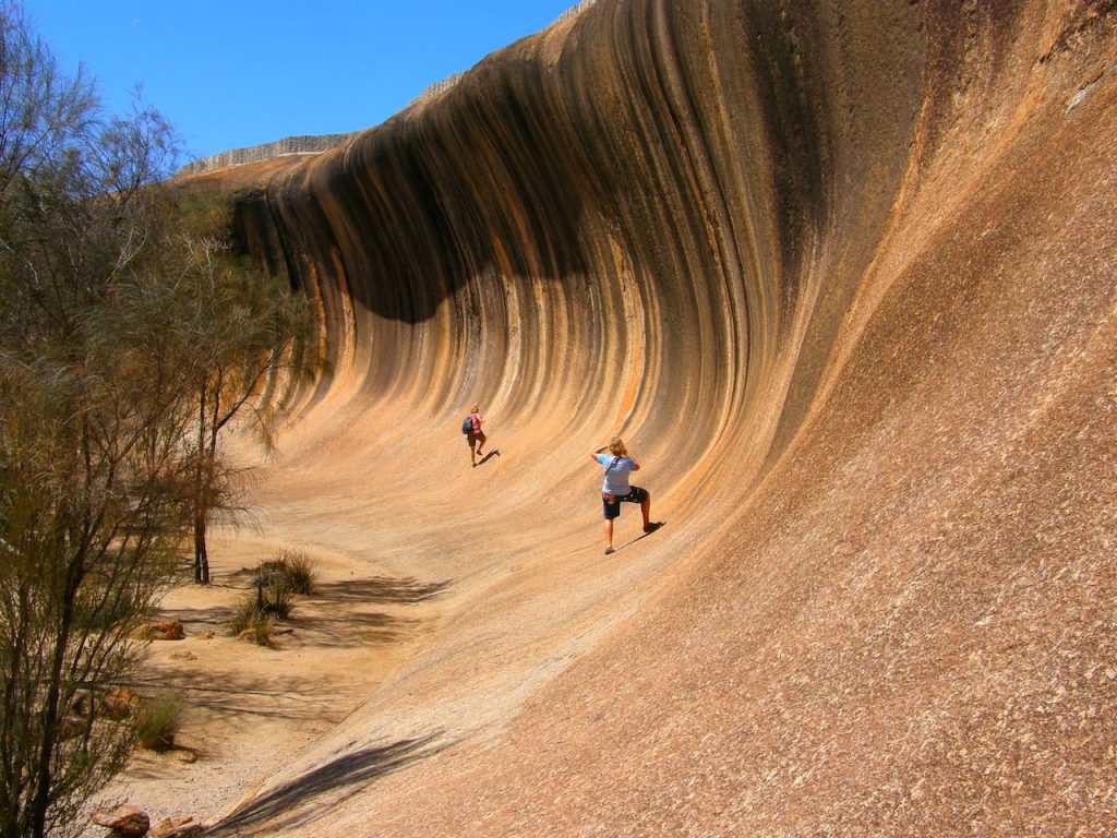 The wave at Wave Rock