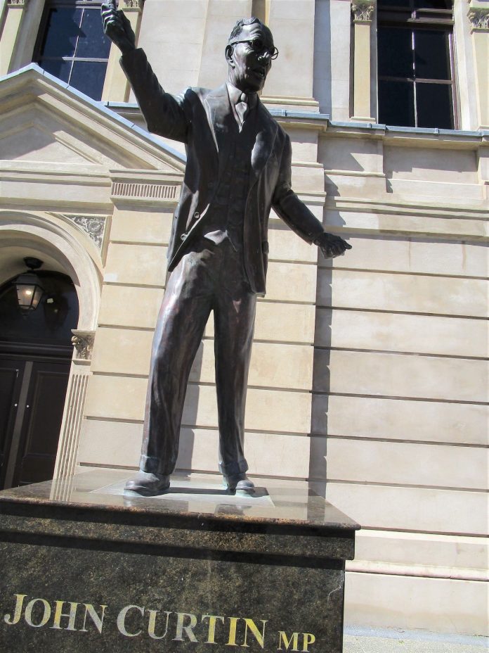 John Curtin Statue