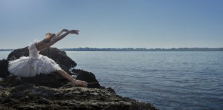 West Australian Ballet's Alexa Tuzil for Swan Lake. Photo by Finlay Mackay and Wunderman Thompson