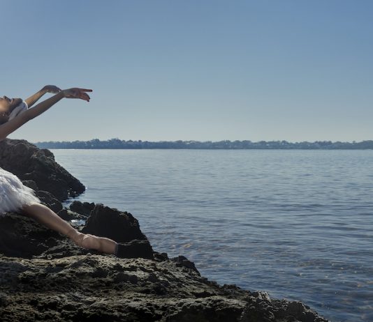 West Australian Ballet's Alexa Tuzil for Swan Lake. Photo by Finlay Mackay and Wunderman Thompson