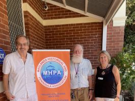MHPA committee members, L-R; Keith Cundale, John McLennan and Sue Cundale