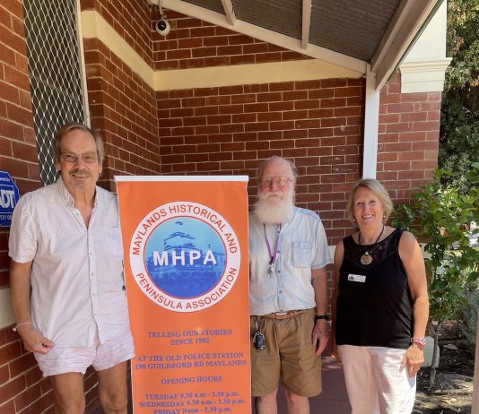 MHPA committee members, L-R; Keith Cundale, John McLennan and Sue Cundale