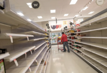 Supply shortage in a supermarket