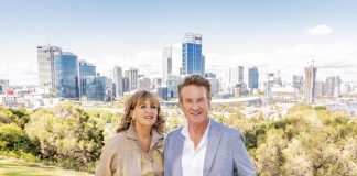 e Travel Guides Kevin and Janetta soaking up the views of Perth from Kings Park