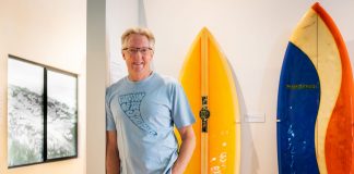 Wayne Winchester with his boards