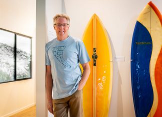 Wayne Winchester with his boards